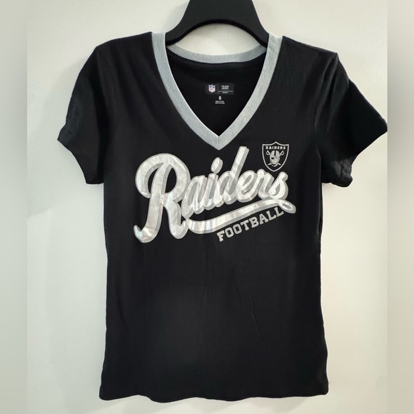 NFL Tops - NFL Las Vegas Raiders Black T-Shirt